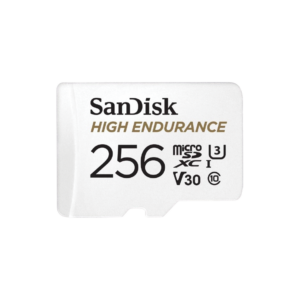 SanDisk 256GB High Endurance microSDXC Card + SD Adapter