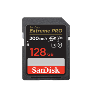 SanDisk 128GB Extreme PRO SDXC Card Black