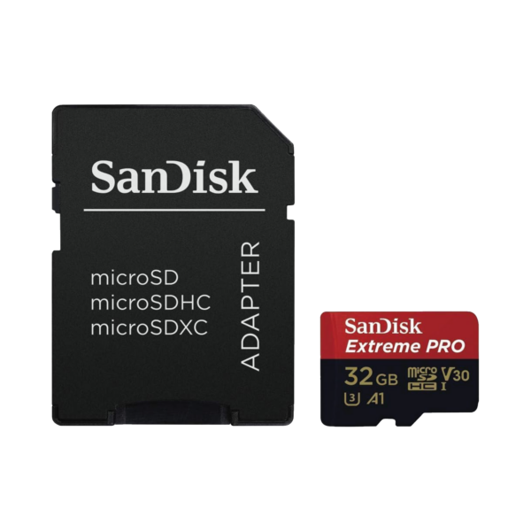 SanDisk Extreme Pro 32GB microSDHC Card + SD Adapter - Image 2