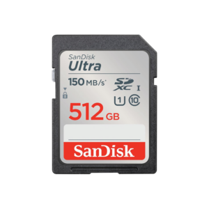 SanDisk 512GB Ultra SDXC Card 150MB/s Memory Card