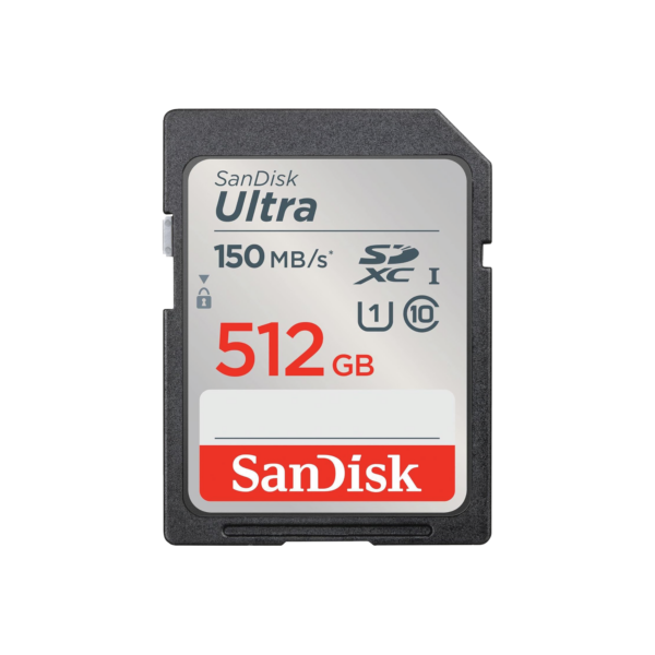 SanDisk 512GB Ultra SDXC Card 150MB/s Memory Card
