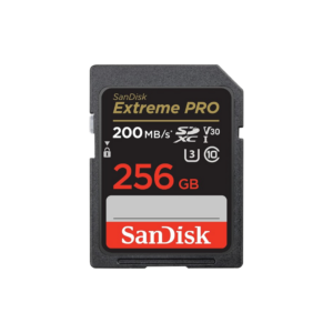 SanDisk 256GB Extreme PRO SDXC Card Up to 200MB/s Black