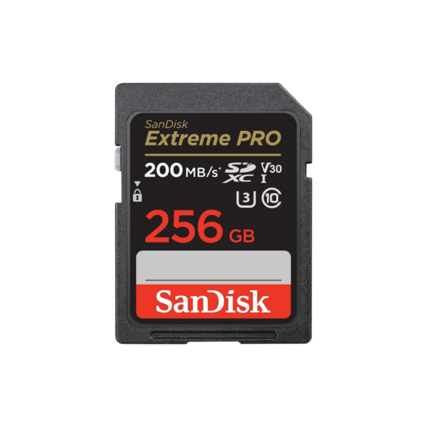 SanDisk 256GB Extreme PRO SDXC Card Up to 200MB/s Black