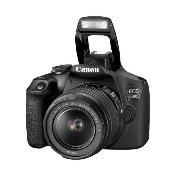 Canon EOS 2000D DSLR With 18-55mm f/3.5-5.6 IS II Lens - Image 2